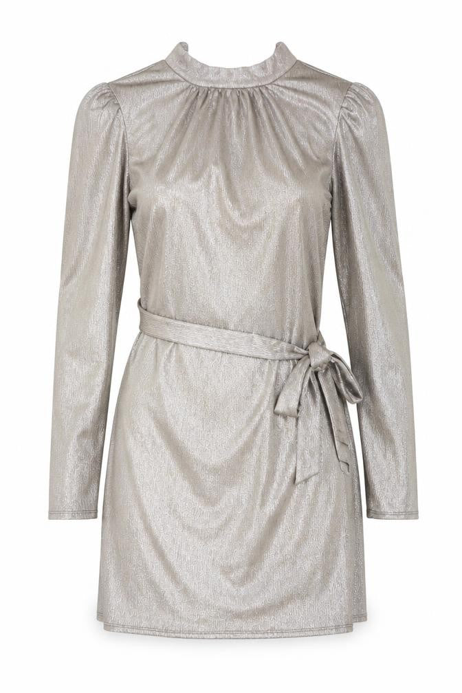 New Look Women's Silver Party Mini Dress Size 16