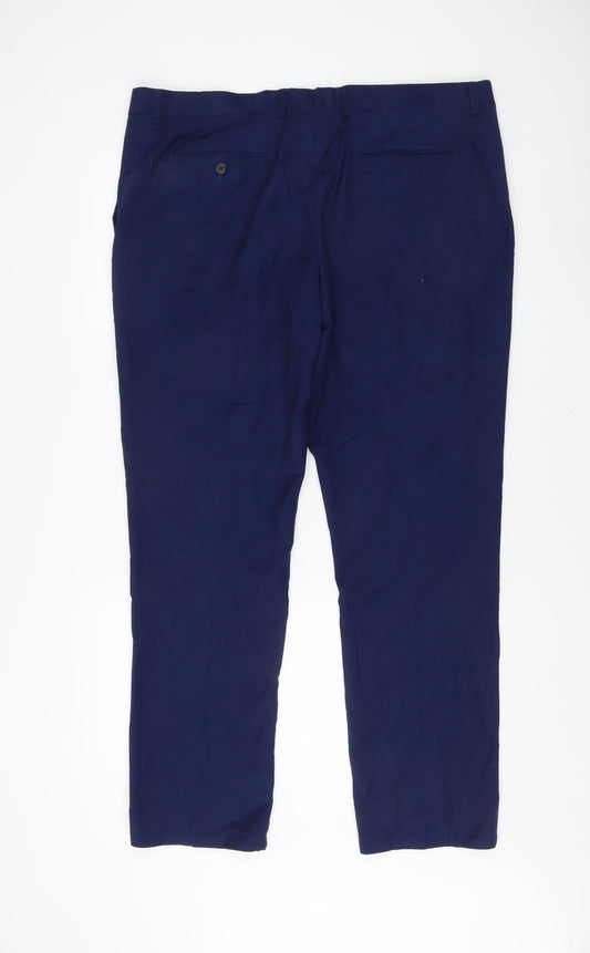 Next Women's Blue Trousers | Size 40 | Business Casual