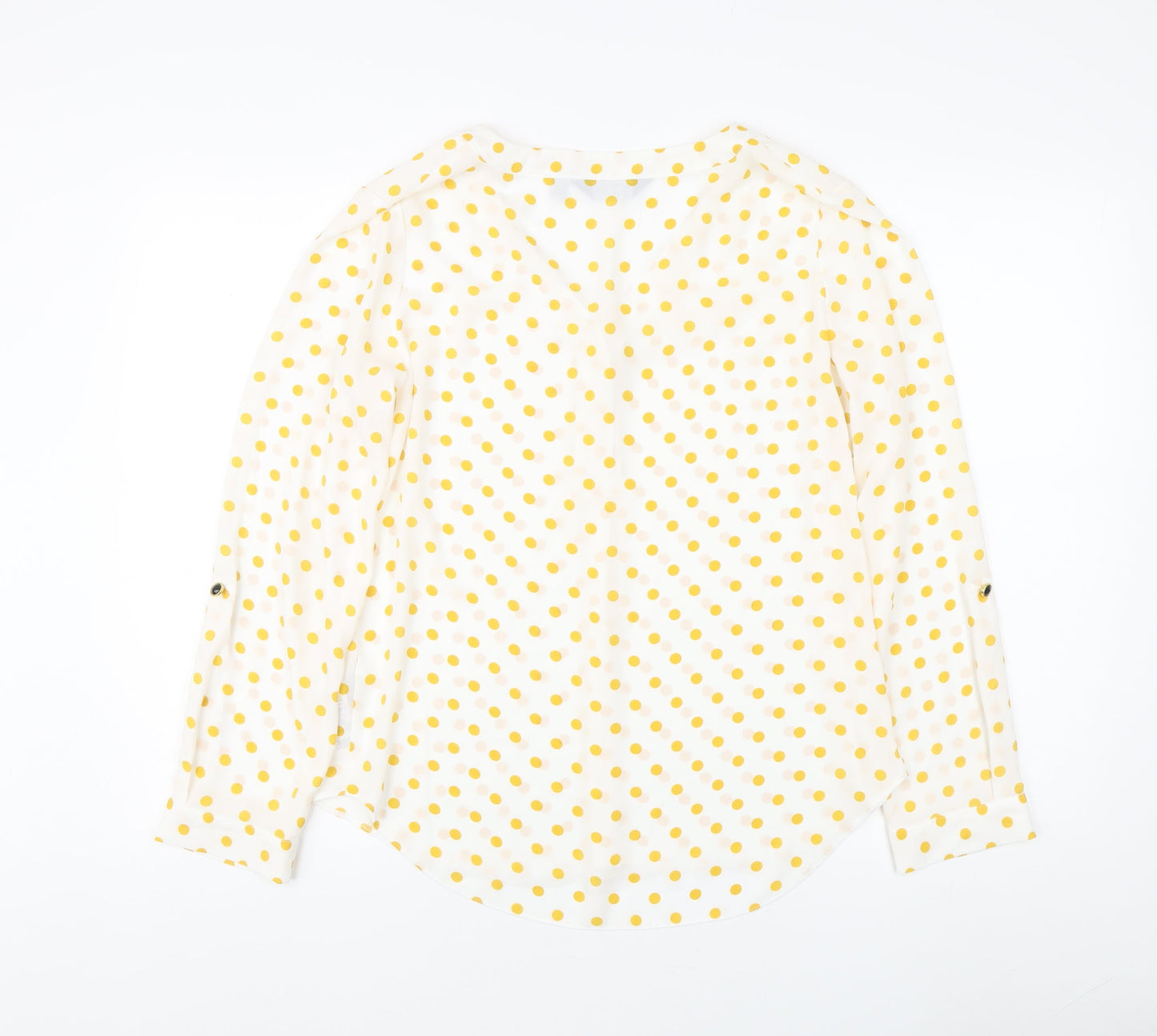 Dorothy Perkins Women’s White Polka Dot Blouse Size 12