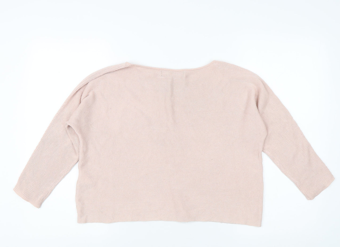 Vero Moda Women's Pink Pullover Jumper, Size S, Boat Neck