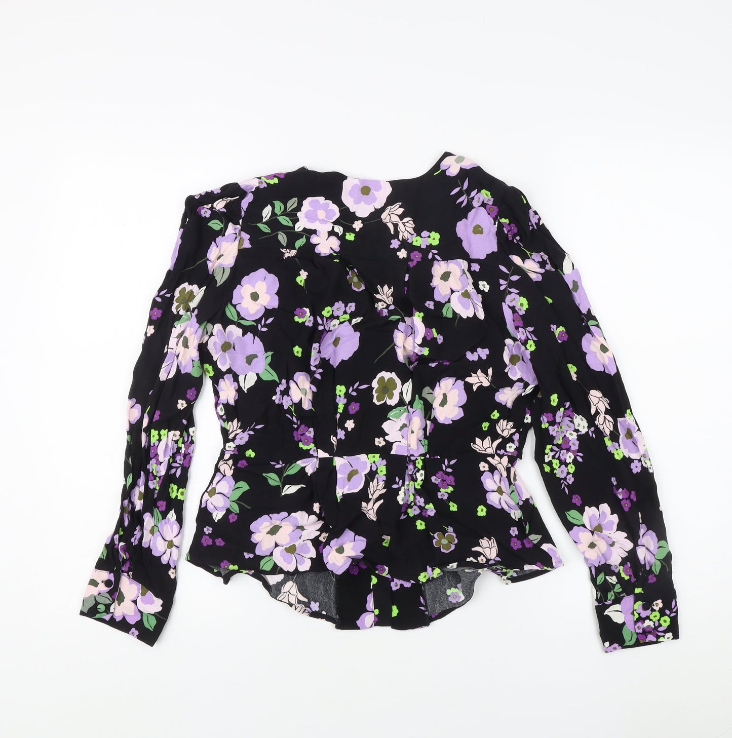 Marks and Spencer Women's Floral Blouse - Size 12