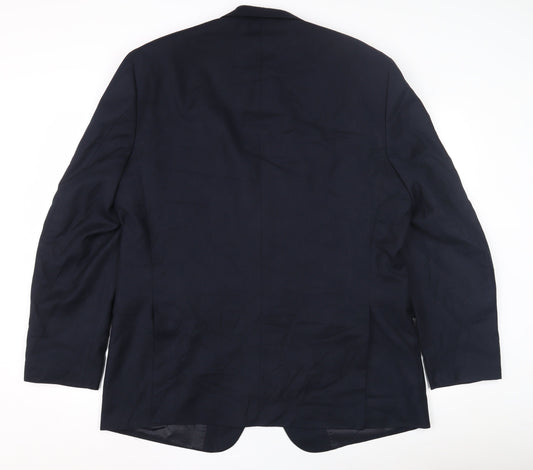 Marino Vicci Black Wool Men's Jacket UK 46 Classic Striped