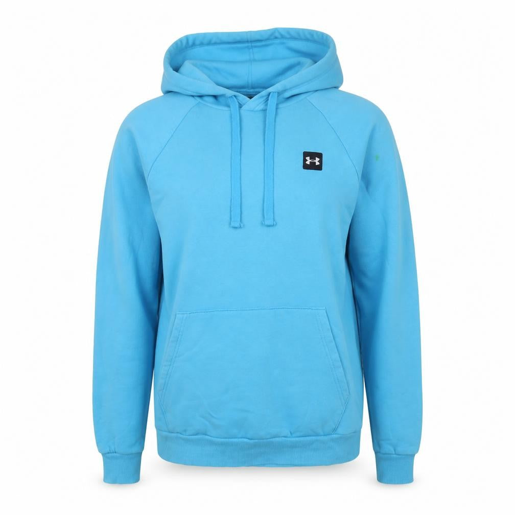 Unisex Adults UK S Relaxed Under armour Blue Pullover Hoodie