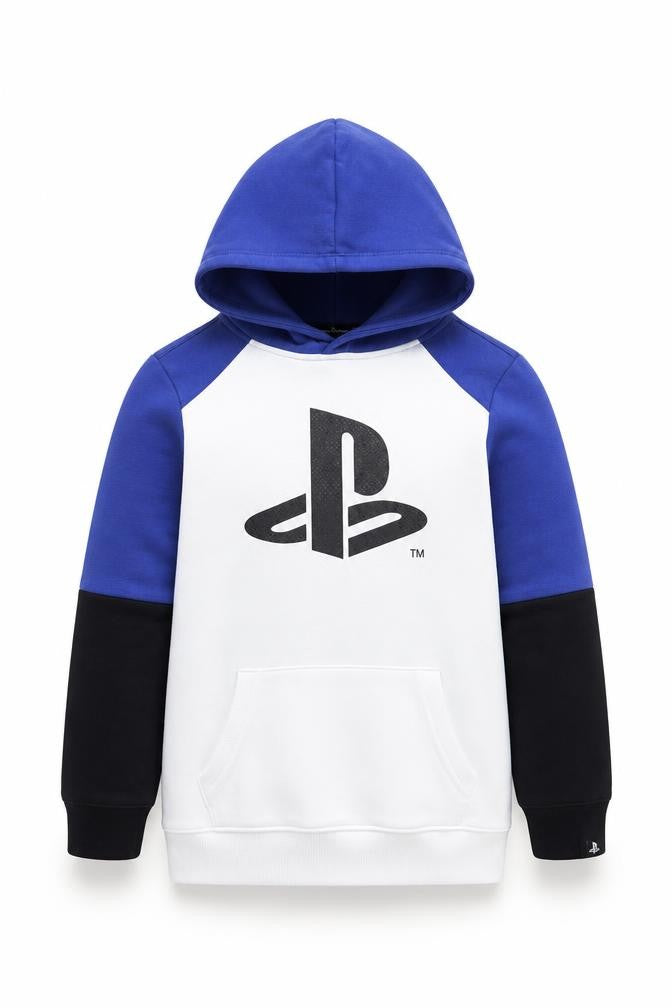 PlayStation Boys Blue Pullover Hoodie 4-5 Years