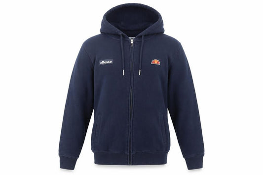 Womens UK 10 Regular ellesse Blue Full Zip Hoodie