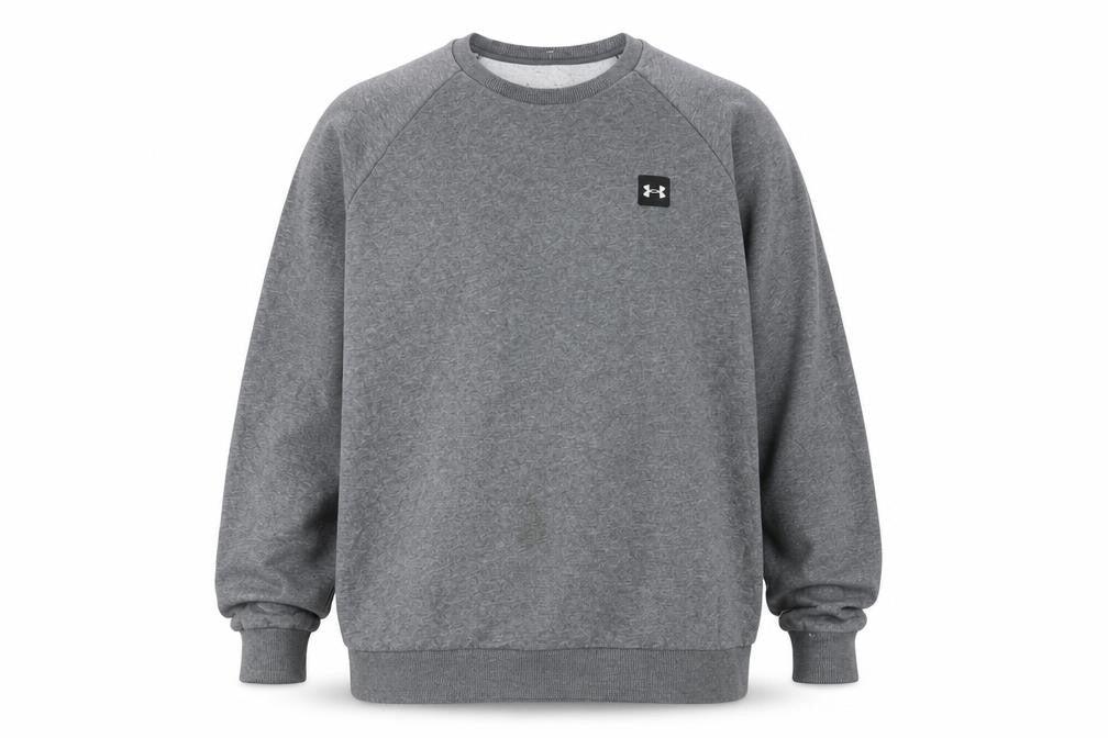 Mens UK L Relaxed Under armour Grey Pullover Sweatshirt