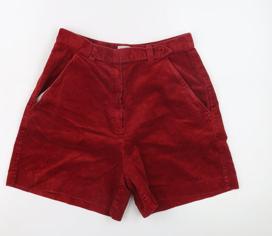 United Colors of Benetton Women's Red Chino Shorts