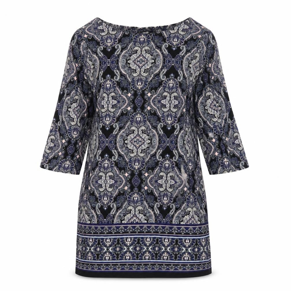 Wallis Womens Paisley Dress, Multicolour, M, Casual Wear