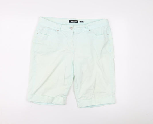 Olsen Women's Green Casual Shorts, Size 18