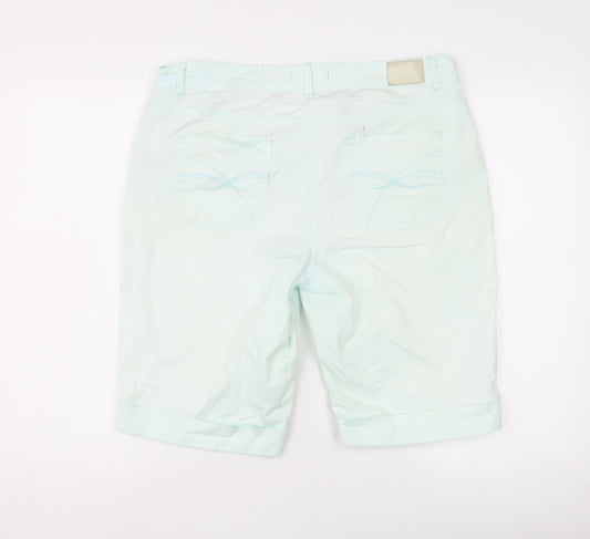 Olsen Women's Green Casual Shorts, Size 18