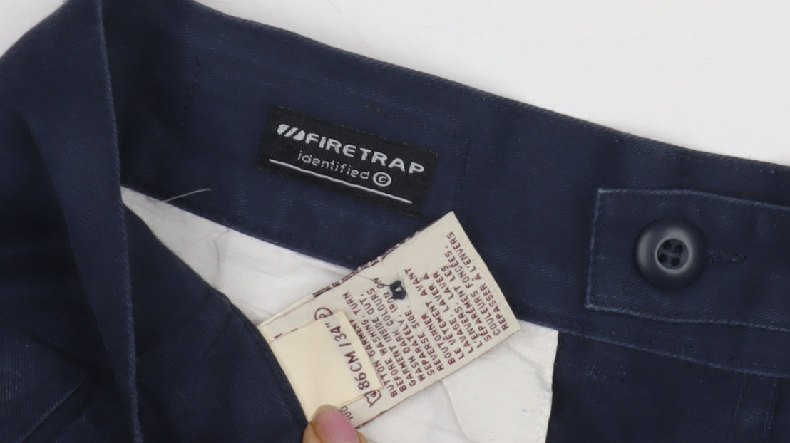 Firetrap Men's Blue Cargo Shorts Size 34