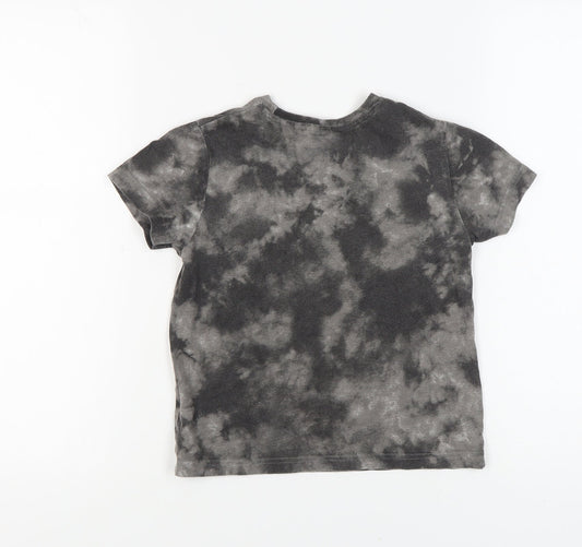 Marvel Spider-Man Boys Grey Tie-Dye T-Shirt 7-8 Years