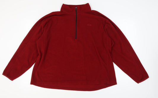 Champion Men's Red 2XL Pullover Fleece Sweatshirt