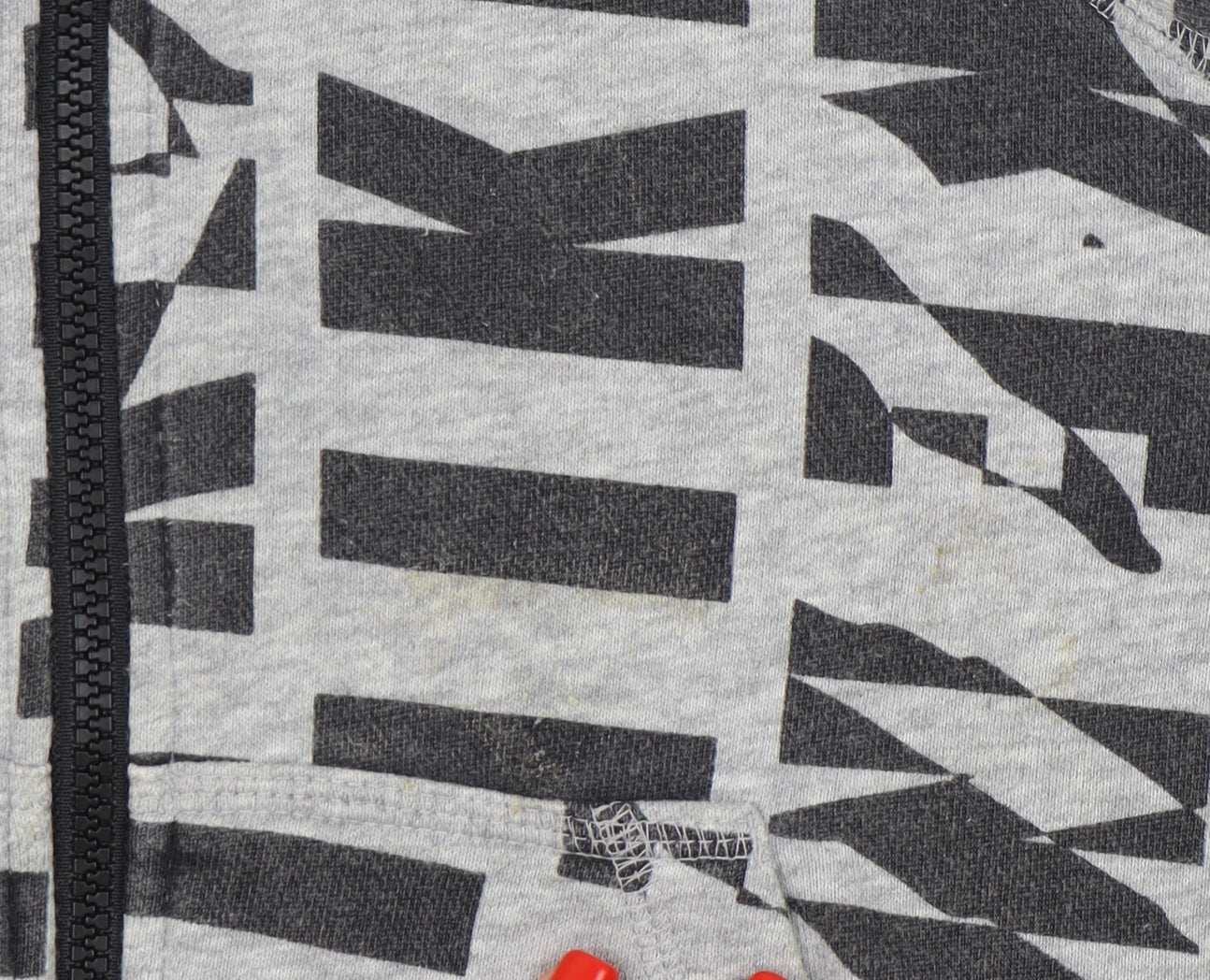 Nike Grey Logo Hoodie XS, Unisex Full Zip Sportswear