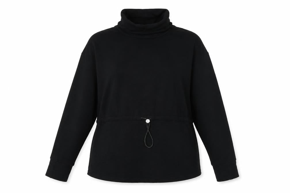 Next Women's Black High Neck Sweatshirt, Size M
