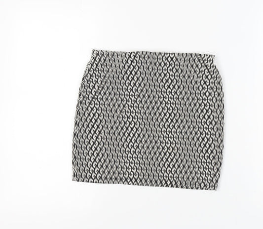 Zara Women's Geometric Pencil Skirt Size 8