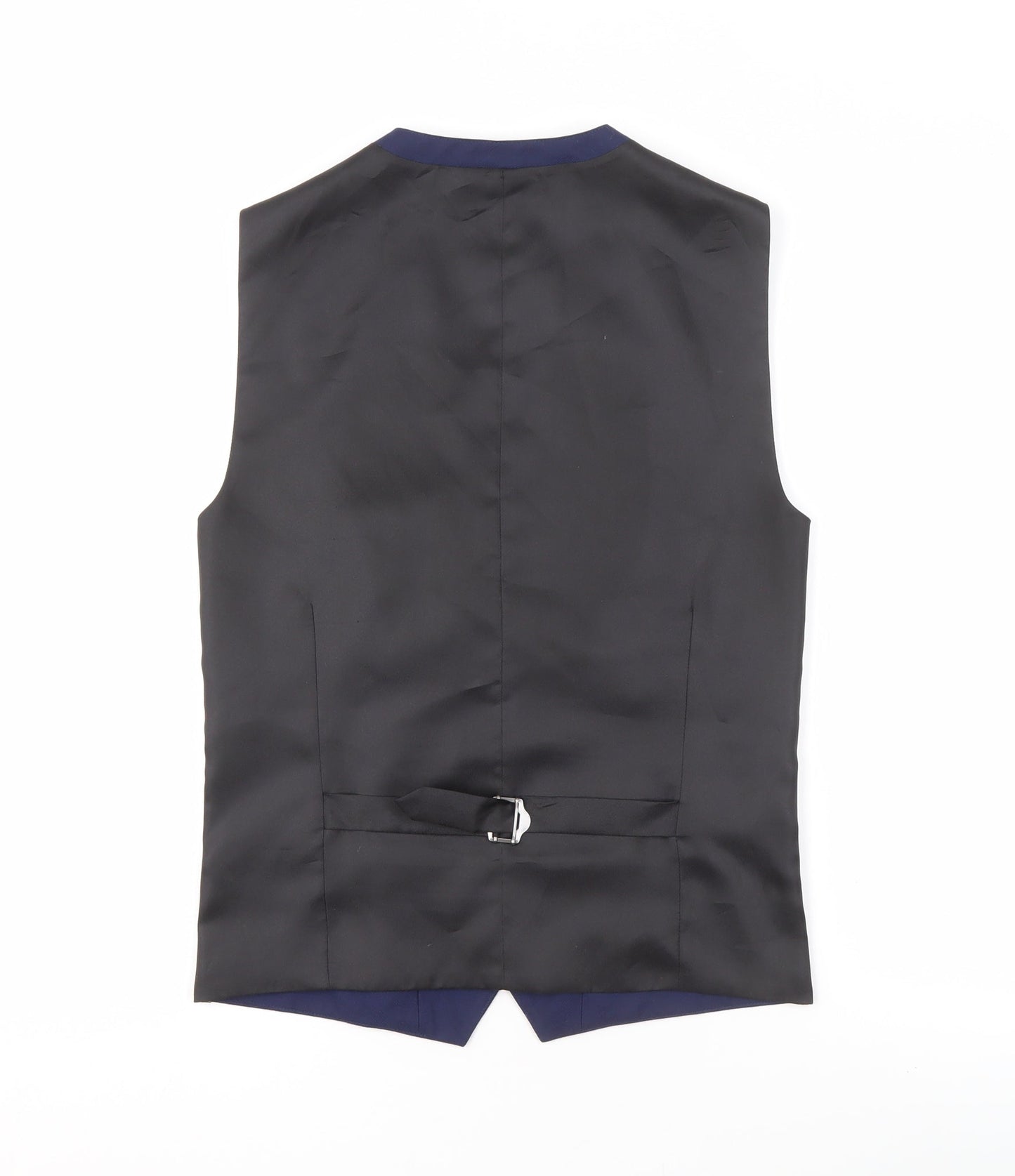 Next Men's Blue Waistcoat, Size 34R, Formal Wear