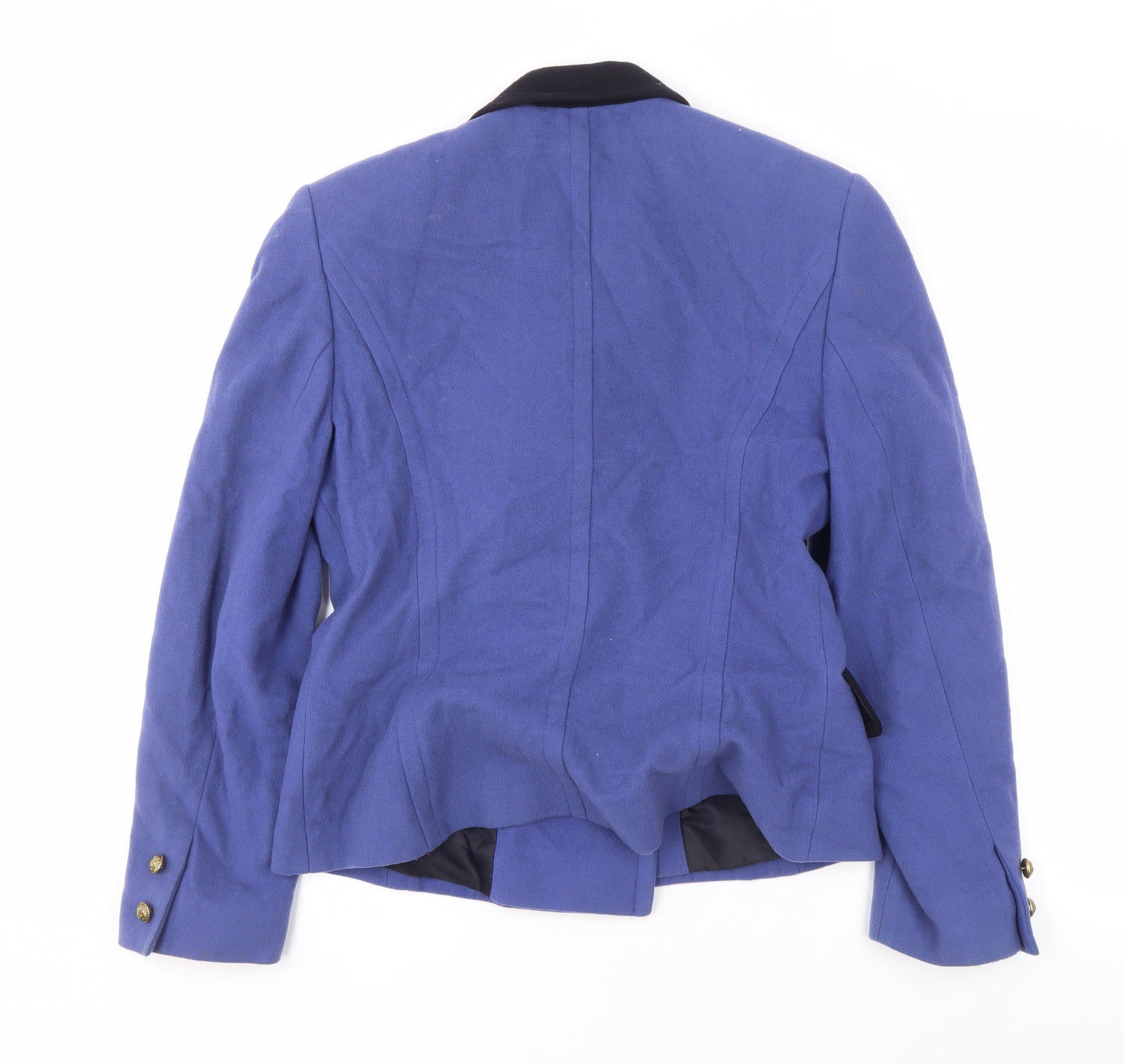Country Casuals Women's Blue Double-Breasted Blazer Size 10