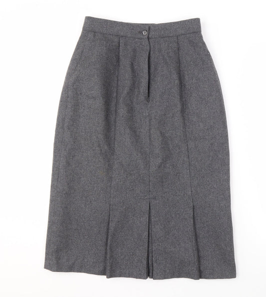 Hamells Women's Grey Midi Pencil Skirt Size 12