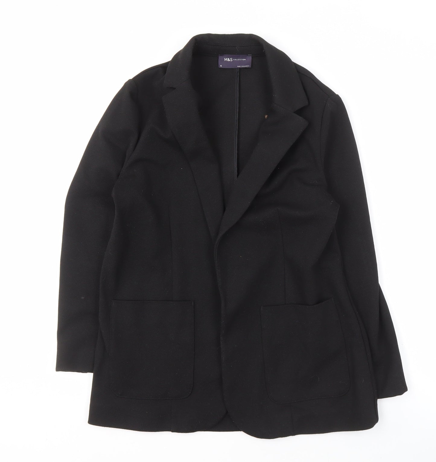 Marks and Spencer Women's Black Blazer UK Size 12