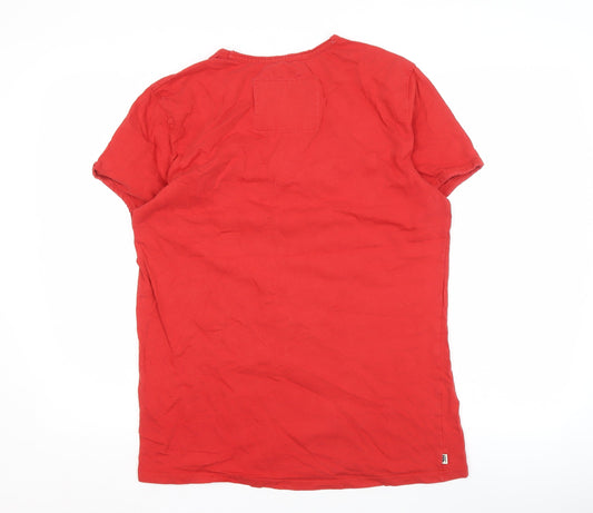 Canterbury Red Men's Graphic Print Sports T-Shirt L