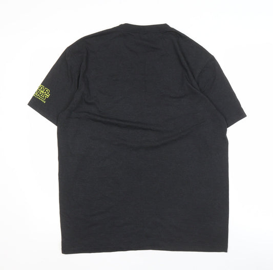 Star Wars Men's Black Small T-Shirt - Movie Logo