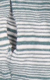 James Pringle Men's Green Striped Polo L