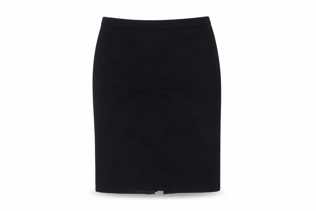 Front view of Pure Collection Black Women's Pencil Skirt, size 12