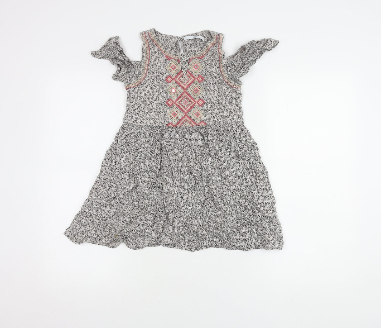Marks and Spencer Girls Multicoloured Embroidered Dress