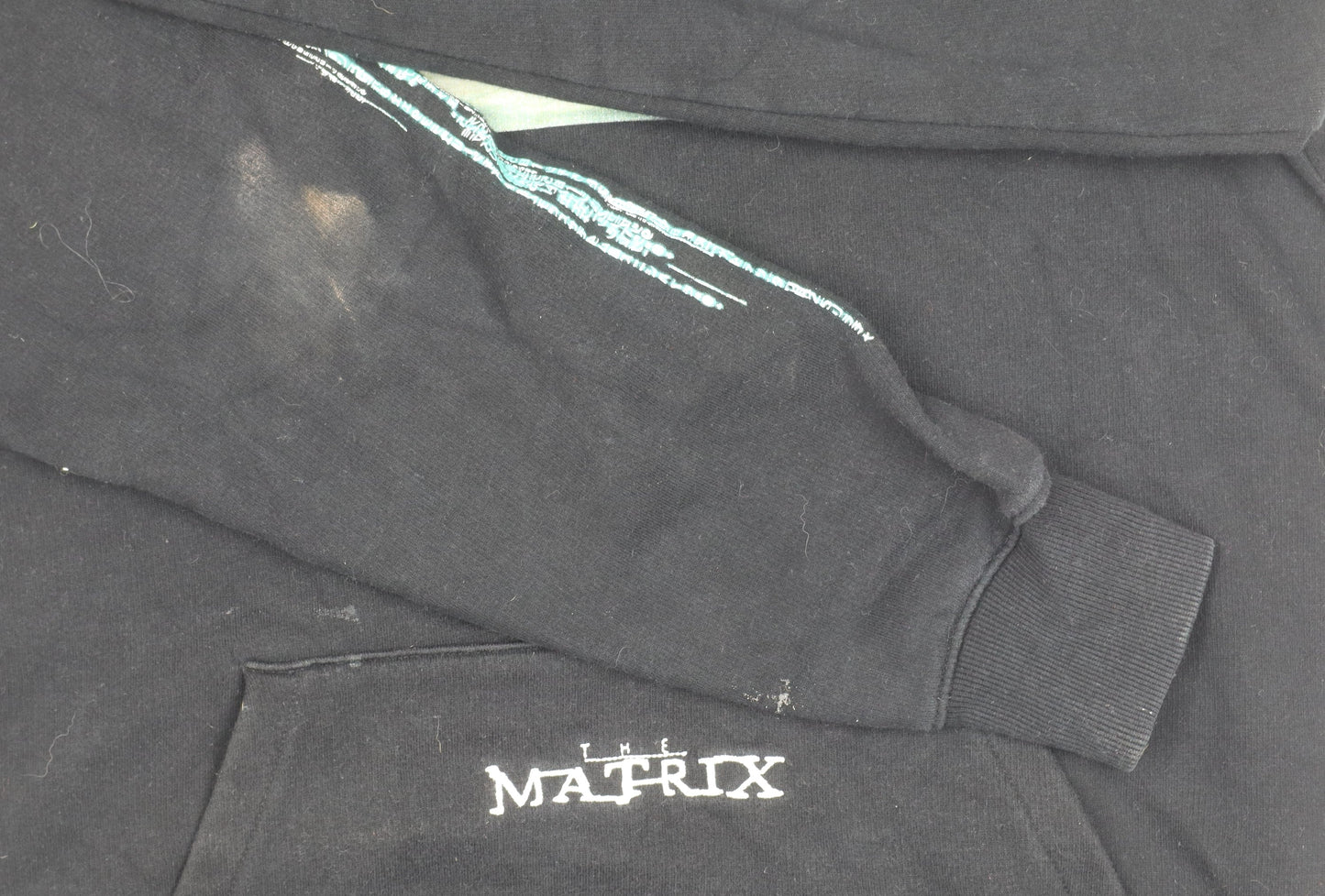 H&M Men's Black Matrix Hoodie - Size S