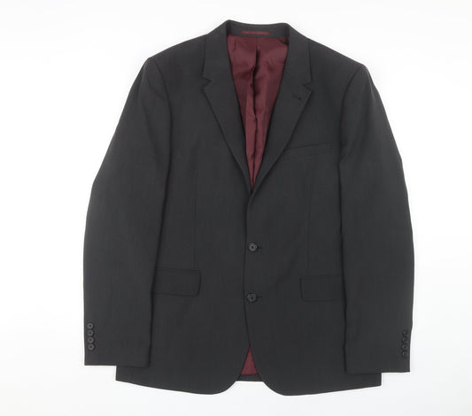 Fellini Traveller Men's Black Blazer 44L
