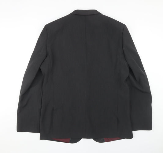 Fellini Traveller Men's Black Blazer 44L
