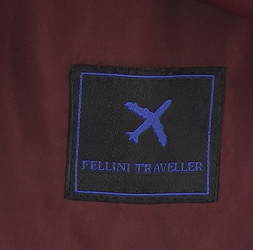 Fellini Traveller Men's Black Blazer 44L