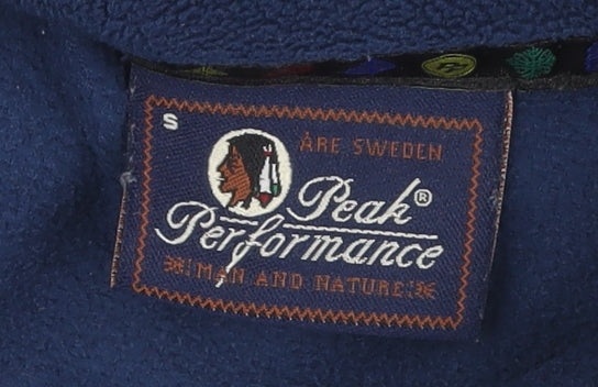 Peak Performance Men's Blue Fleece Jacket S