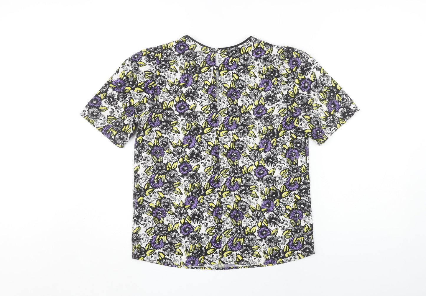 Next Women's Multicoloured Floral T-Shirt Size 6 Petite