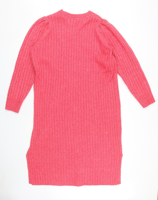 Anyday Women's Pink Jumper Dress, M, Long Sleeve
