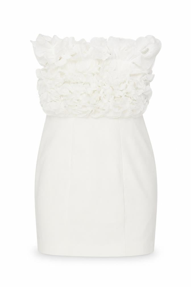 Zara Women's White Sleeveless Short Party Dress