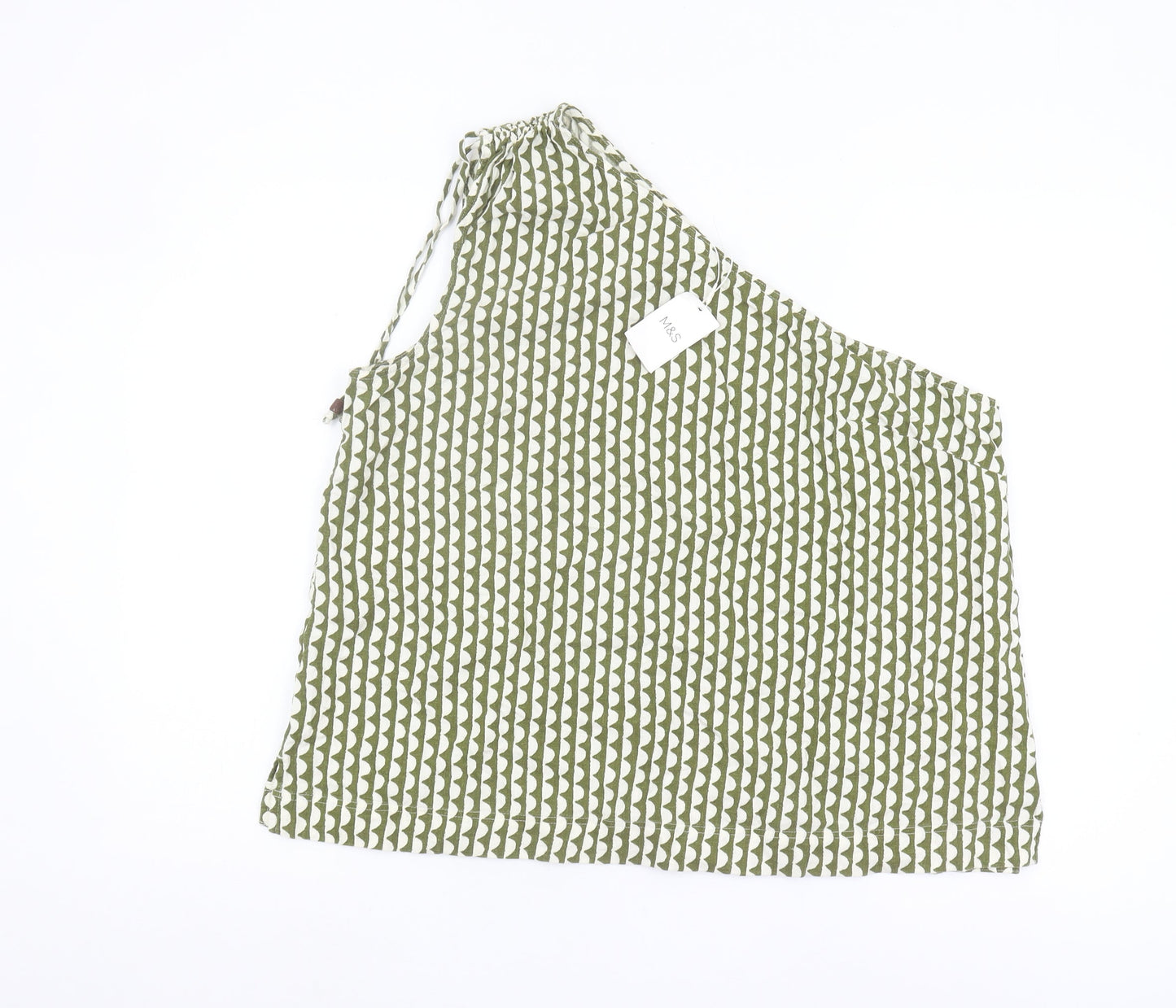 Marks and Spencer Women's Green Halter Top, Size 18