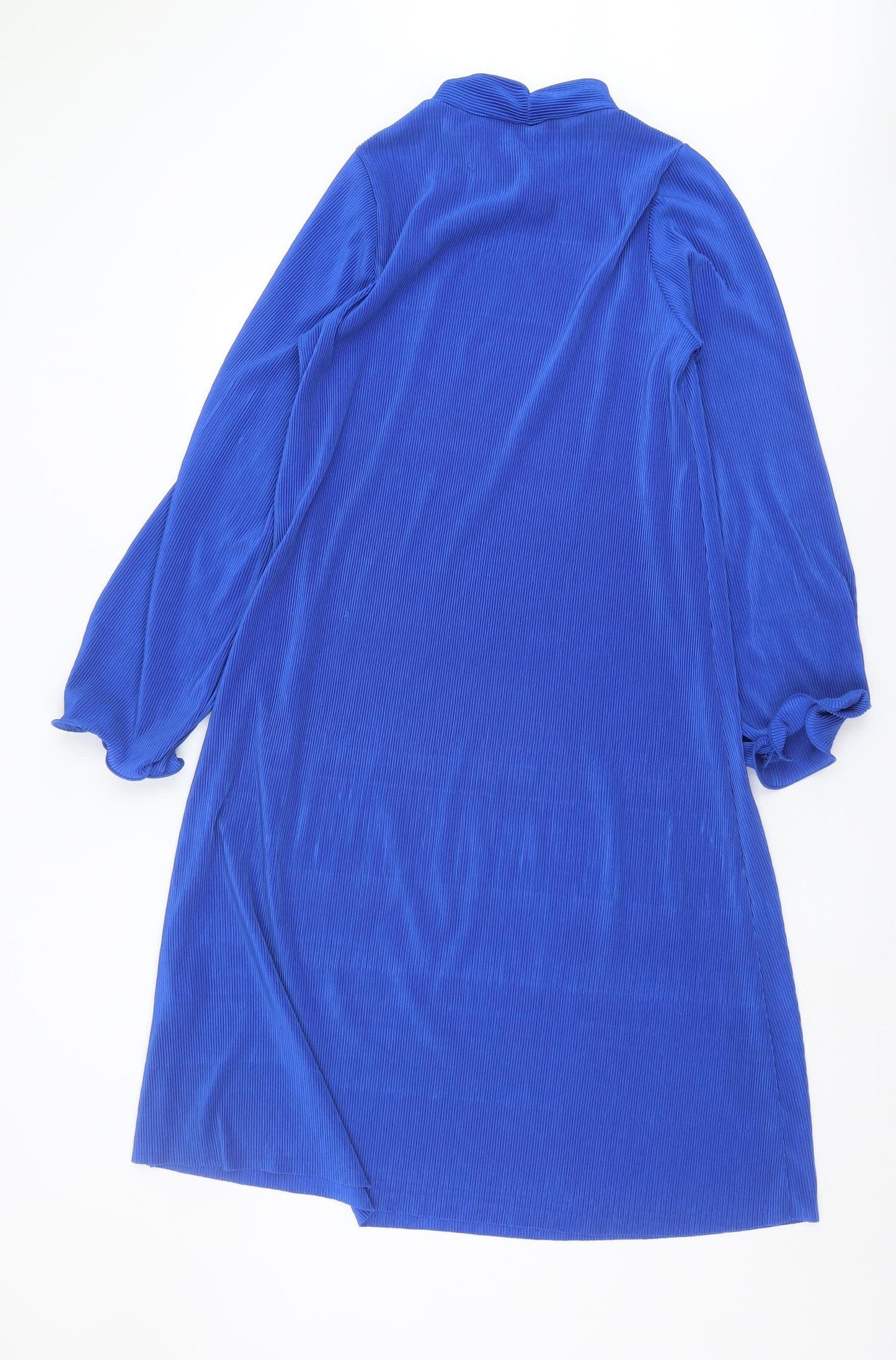 Zara Women's Blue Knee Length Shift Dress L
