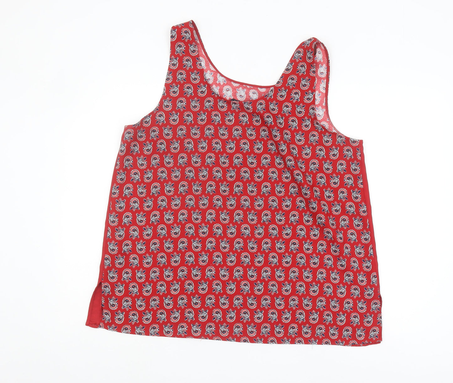 Marks and Spencer Red Floral Women’s Tank Top Size 18