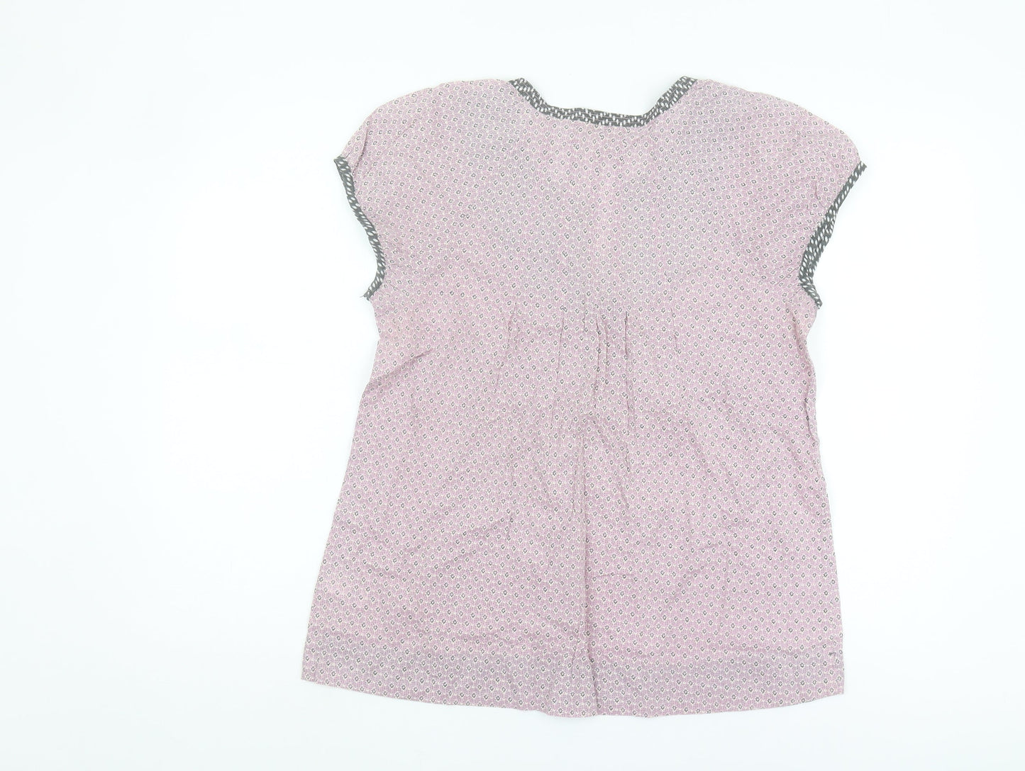 Monsoon Women's Pink Geometric Tunic Blouse Size 10