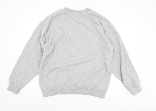 PrettyLittleThing Men’s Grey Regular Medium Sweatshirt