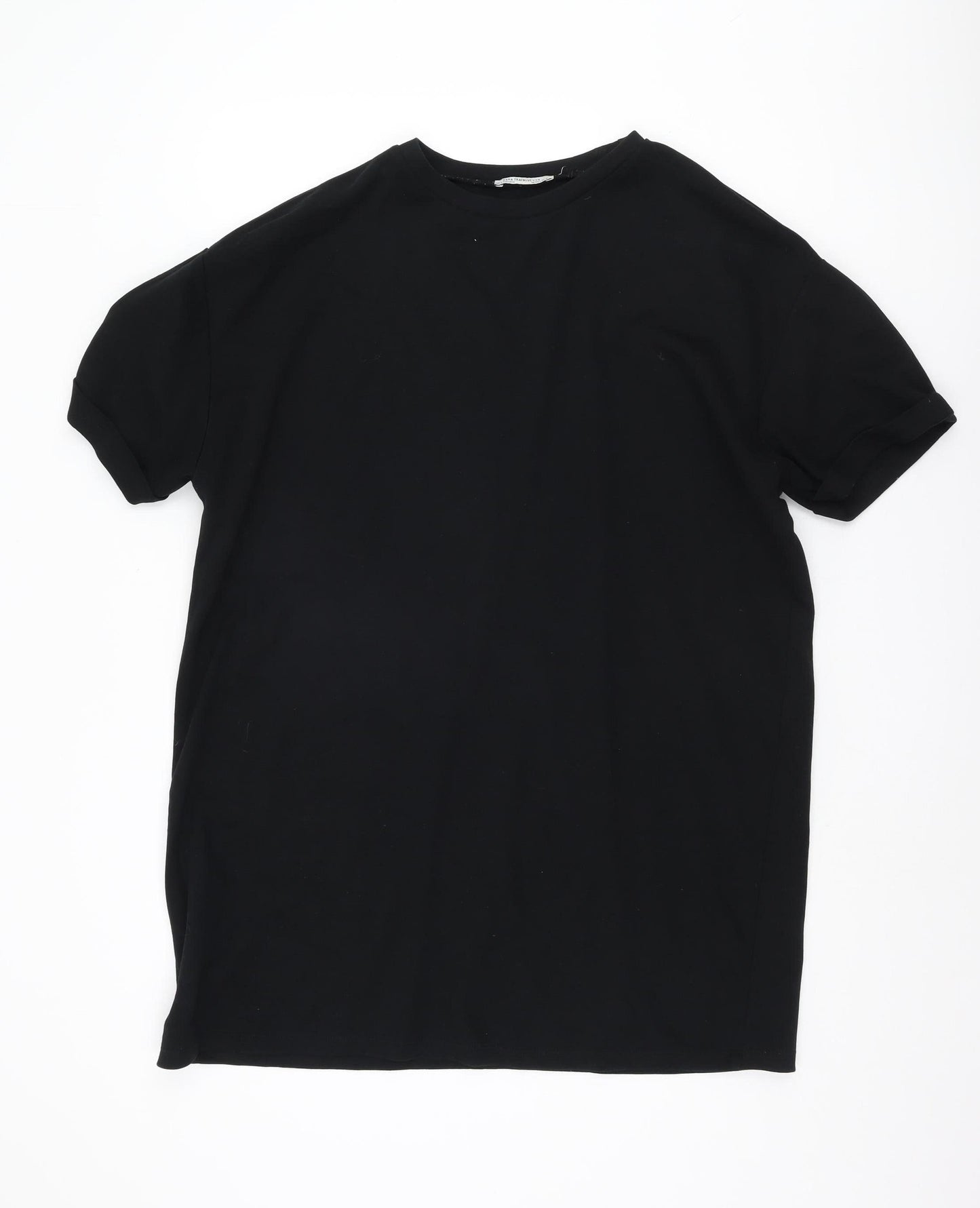 Zara Women's Black T-Shirt Dress Size 2
