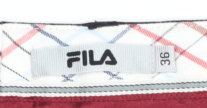 FILA Men’s Black Wool Trousers, Size 36, New