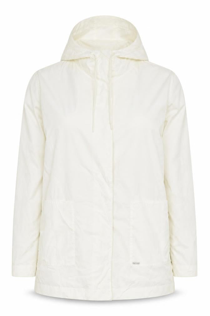 Womens UK Size 4 Regular Ted Baker Ivory Polyamide Coat