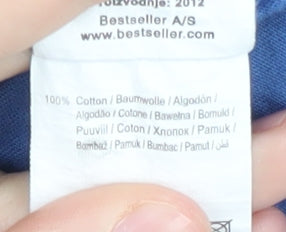 Jack & Jones Men's Blue XL Graphic Print T-Shirt