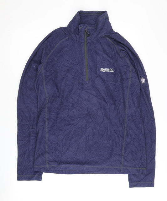 Regatta Men's Blue 1/4 Zip Sweatshirt M