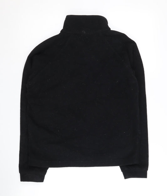Trespass Boys Black Fleece Jacket 11 Years Full Zip