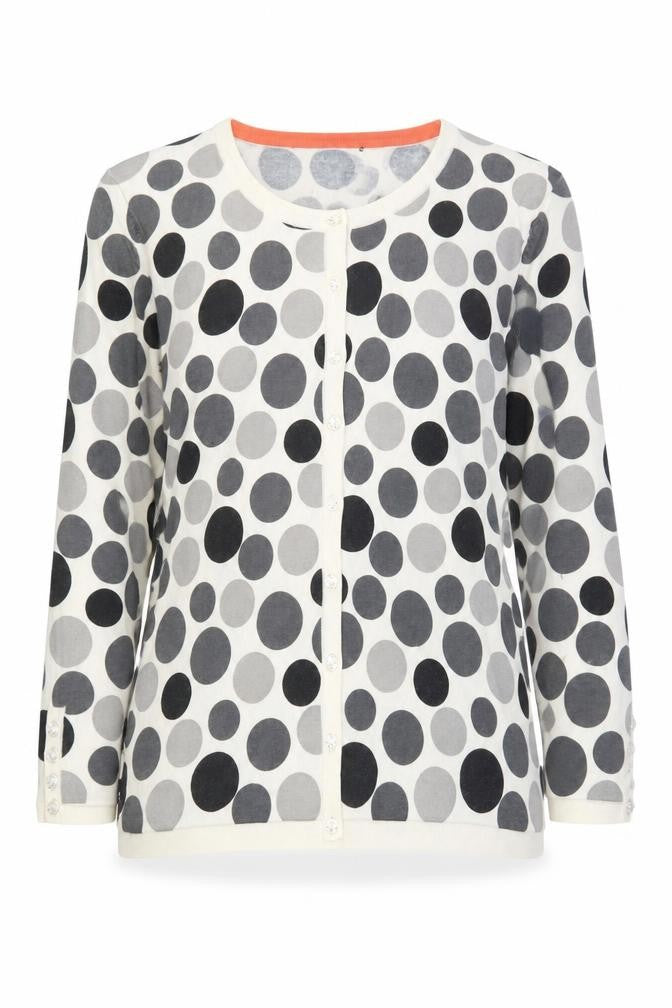 Womens UK 10 Regular Laura Ashley Multicoloured Cardigan Tight-Knit