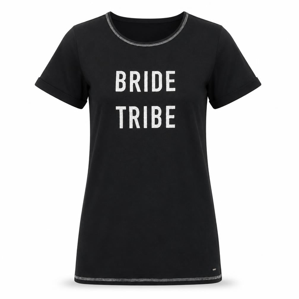 Next Women's Black Bride Tribe T-Shirt Nightshirt S